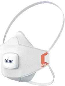 Dräger X-plore 1950 N95 respirator mask with exhalation valve, size S | NIOSH-approved respirator mask for construction, DIY, home improvement