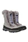 Mountain Warehouse Ohio Youth Snow Boots - Breathable, Waterproof & Quick Drying Childrens Boots - IsoTherm Heat Retention - Ideal For Winter Holidays - For Boys & Girls Dark Grey Kids Shoe Size 1