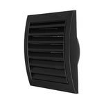 Anthracite Exhaust Hood Vent 4'' Inch with Built-in Pest Guard Screen, 100mm, Air Vent Cover, HVAC Exhaust Vent Duct Cover, Exhaust Cap