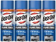 Easy-Off Fume Free Oven Cleaner, Lemon 14.5 Oz Can (Pack of 4)