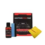 MP MOTORPROTEK Diy Ceramic Coating For Car-30Ml-Easy To Apply Hydrophobic Spray With Extreme Gloss,Slickness&Uv Protection- Ceramic Guard Is Also Durable Than Car Polish&Wax -Black