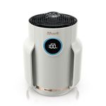 Shark NeverChange Air Purifier Compact Pro with Long-lasting HEPA Exceeding Filtration, Captures Pet Dander, Dust, Smoke, and Allergens, up to 250 sq. ft. for Bedroom, Home Office, Dorm, HP072 (2025)