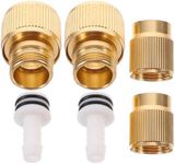 2pcs Faucet Quick Connector Plug Adapter Water Hose Connector Expanding Hose Garden Hose Nozzle Hose Brass Connectors Garden Hose Repair Kit Quick Connector for Hose Adaptor