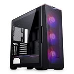 Phanteks Tempered_Glass Eclipse G500A Drgb Mid-Tower Computer Case/Gaming Cabinet-Black|Support ATX,Micro ATX,Mini Itx,E-ATX|Pre-Installed 3 Pwm Fans