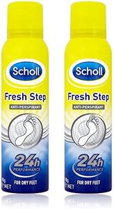 Scholl Fresh Step Anti-Perspirant Foot Spray, 150ml (Pack Of 2)