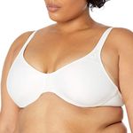 Bali Passion For Comfort Minimizer Underwire Bra, White, 34C