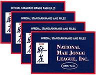 National Mah Jongg League 2019 Standard Size Card - Mah Jongg Card - 4 Pack