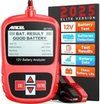 ANCEL BST200 Battery Tester 12V Automotive, Car Battery Tester 100-1100 CCA Battery Load Tester Tool Digital Analyzer for Car Truck Motorcycle SUV Boat and More