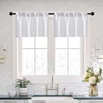 White Kitchen Valances for Windows 