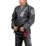 Hayabusa Goorudo 3 Gold Weave Jiu Jitsu Gi - Grey, A2