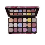 Makeup Revolution Butterfly forever Flawless Shadow Palette | 18 matte & shimmer shades | Highly pigmented matte finish |Rosy tints and pearly ethereal metallics |Easy to blend and layer | 19.8gm