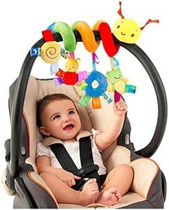 Giocattoli per carrozzina, per seggiolino auto, giocattolo a spirale, per passeggino, per attività a spirale, per passeggino, giocattolo per passeggino e carrozzina, con campana di suono,100g