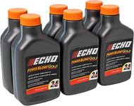 6 Pack of Echo Powerblend Gold 2-Stroke Engine Oil 6.4 oz Bottle 50:1 Mix for 2.5 Gallons 6450025S-6PK