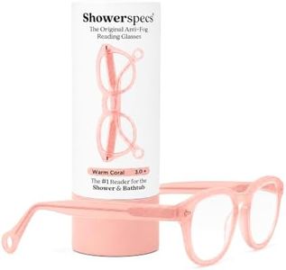 Showerspecs Anti Fog Glasses for Reading – Women & Men's Reading Glasses 3+