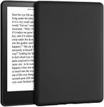 kwmobile Case Compatible with Amazon Kindle Paperwhite 11. Generation 2021 - TPU e-Reader Back Cover - Black Matte