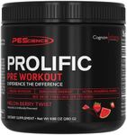 PEScience Prolific Pre Workout, Melon Berry Twist, 40 Scoops, Energy Supplement with Nitric Oxide