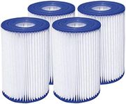 Summer Waves 4.13"x8" Type A/C Pool Filter Cartridge (4 Pack)