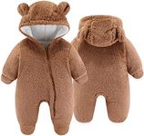 UVIPC Newborn Baby Fleece Jumpsuit 