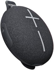 Ultimate Ears MINIROLL Ultra-Portable Waterproof Bluetooth Speaker, Big Bass, IP67 Dustproof, 40 m (131 ft) Range - Gentle Black