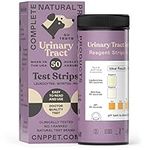 Complete Natural Products UTI Test Strips for Dogs, Cats, & Pets - 3 in 1-50 Count - Urinary Tract Issues - Test Strips for Pets