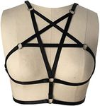 Sexy Women Harness Halter Pentagram