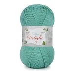 Ganga Acrowools Cotton Delight, Dk Weight Cotton Yarn, Oekotex Class L Certified, Shade No. Cod020 - 100 Gm, Blue