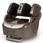 COMFIER Premium Foot Leg & Calf Massager With Air Pressure Far Infrared Heating For Kne Pain Relief With 36 Air Bags Shiatsu, Kneading, Vibration Foot Massage For Blood Circulation (2 Years Warranty) (BROWN)