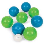 EastPoint Sports Resin 90mm Bocce Ball Set - Features Deluxe Carry Case and All Accessories; Outdoor Fun for Kids, Teens and Adults (1-1-50558-DS)