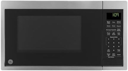 GE 900W Microwave Oven, 0.9 Cu. Ft, Stainless Steel