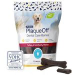 ProDen PlaqueOff 13 Dental Bones for Medium & Large Dogs Tartar, Plaque & Bad Breath Remover, Improves Overall Oral Health Flavour(Turkey & Cranberry)