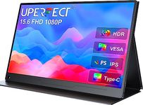 UPERFECT Portable Monitor FHD 1080P 15.6 Inch Monitor IPS Screen Matte Monitor, with Standard HDMI/Type-C, Support VESA, Second Monitor for Laptop/PC/Mac/ PS3/4/5/ Phone/Switches, with Smart Cover