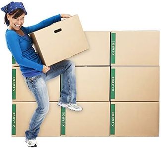 Extra Large Moving Boxes (Pack of 10) 23”x23”x16” with Handles - Cheap Cheap Moving Boxes