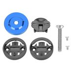 VGEBY Road Bike Computer Holder Stem Top Cap Bicycle Stopwatch GPS Speedometer Mount for Garmin, for Cat Eye, for Bryton(Blue)