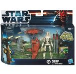 Global Arcade Star Wars Legendary Vehicles with Characters Action Figure / Collectible from Movie - Rare Collectible for Adult Collectors (4" Battle Droid with STAP)