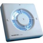 Manrose QF100H 4-inch Quiet Extractor Fan with Integral Humidistat and Timer