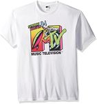 MTV mens Springbreak 94 Logo T-shirt T Shirt, White, Large US