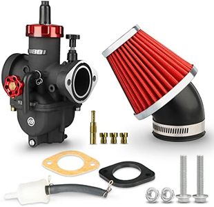 NIBBI PE28 Carburetor with 48mm Air Filters Kit,PE28mm FL Motorcycle Carb Fit for 200cc-250cc Dirt Bike Pit Bike Apollo TaoTao Lifan Kayo Honda SSR Motor