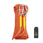 Nice C Climbing Rope, Dynamic Rope, Corde Escalade, Arborist Escape Mountain Rock Rope 10 mm 32ft/64ft/96ft/160ft/230ft/500ft/985ft/1000ft with Carry Bag Rescue Rope