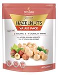 Rostaa Hazelnut, 907 gm (Gluten Free, Non-GMO & Vegan) Premium Jumbo Hazelnuts, Hazelnut kernals,Healthy Snacks,Healthy & Tasty for Eating,Natural and Ideal for Healthy Snacking