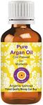 Deve Herbes Pure Argan (Moroccan) Oil (Argania spinosa) Natural Therapeutic Grade Cold Pressed 15ml (0.50 oz)