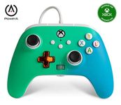 PowerA Enhanced Wired Controller for Xbox Series X and S, Seafoam Fade - 13100 Xbox Series X Accessories