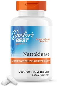 Doctor's Best Nattokinase 2,000 Fu, Non-GMO, Gluten Free, Vegan, Supports Cardiovascular and Circulatory Health, 90 Veggie Caps