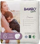 Bambo Nature Premium Eco-friendly Baby Diapers, Size 6 (35+ Lbs), 144 Count (6 Packs Of 24)