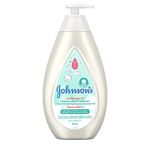 Johnson's Baby newborn bath wash and shampoo, cotton touch body wash, 800ml