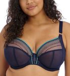 Elomi Women's Matilda Plunge Bra, Sheer, Siren Song, 38K US