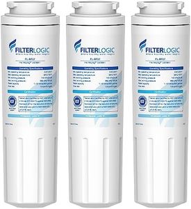 Filterlogic UKF8001 Replacement for EveryDrop Filter 4, Whirlpool EDR4RXD1, Maytag 4396395, UKF8001AXX-200, UKF8001AXX-750, 46-9006, Puriclean II, FMM-2, FL-RF07, Refrigerator Water Filter, Pack of 3