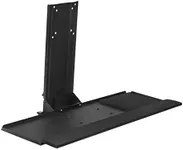 Mount-It! Monitor and Keyboard Wall Mount, Height Adjustable Standing VESA Keyboard Tray, 25 Inch Wide Platform with Mouse Pad (MI-7915)