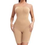 JOYSHAPER Strapless Shapewear Bodysuit for Women Seamless Compression Shapewear Tummy Control Butt Lifter Body Shaper