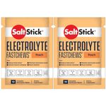 SaltStick Fastchews, Electrolyte Replacement Tablets for Rehydration, Exercise Recovery, Youth & Adult Athletes, Hiking & Sports Recovery, 2 x Packets of 10 Tablets (Peach)