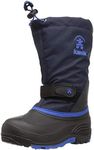 Kamik Girl's WATERBUGW Snow Boot, Navy/Blue, 7 Wide US Big Kid